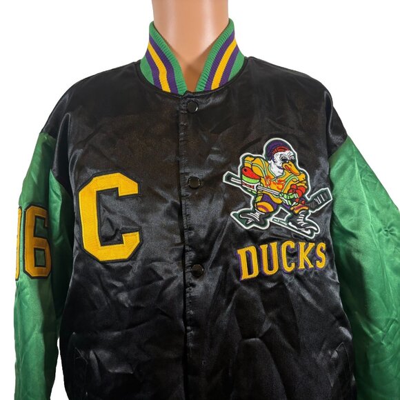 Head Gear Classics Other - Mighty Ducks Varsity Jacket Mens Size XL Headgear Classics Charlie Conway